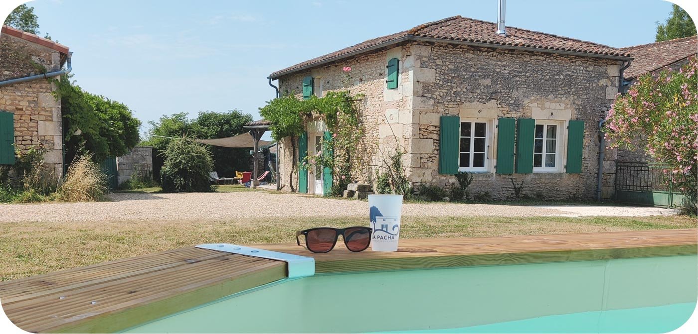 Maison d'hotes avec piscine pres de Royan - La Pacha